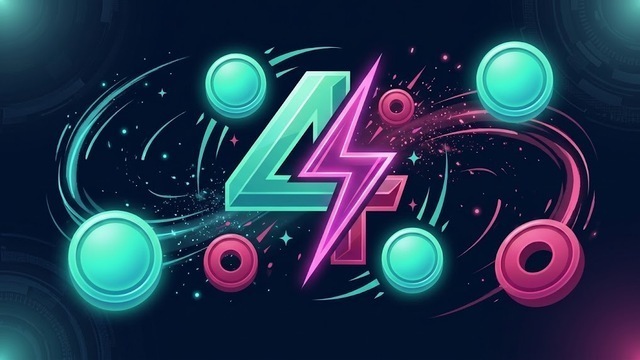 FourBlitz — четыре фишки в ряд на неоновом поле 7×6