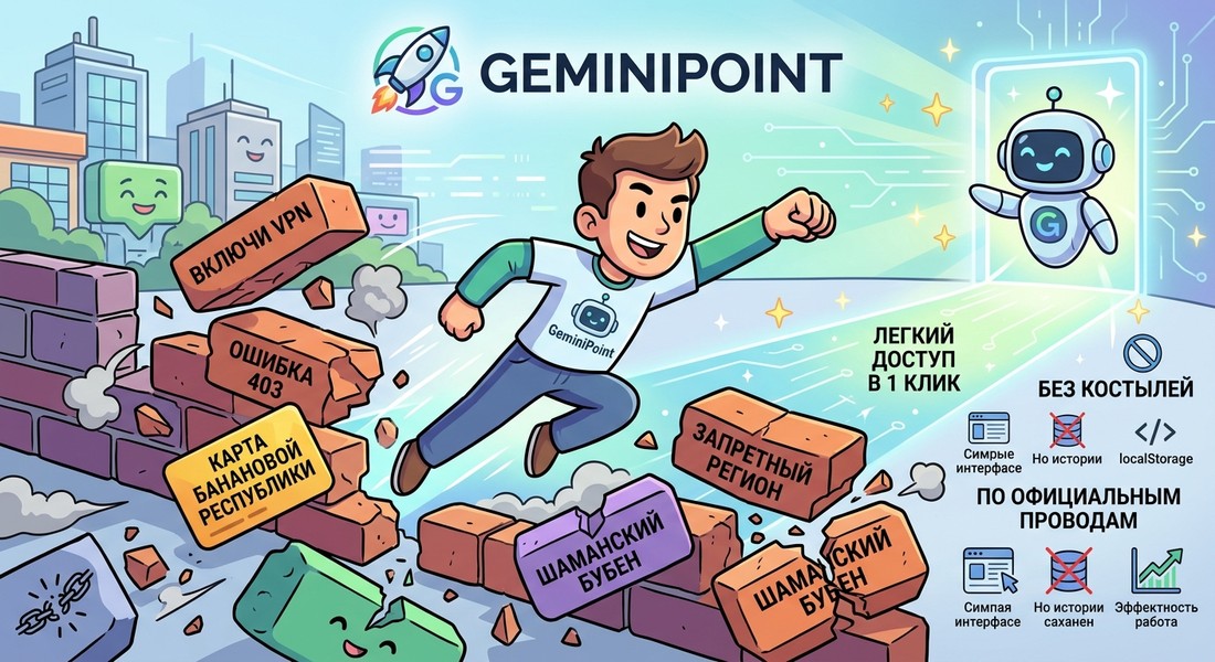 GeminiPoint — веб-доступ к моделям Google Gemini