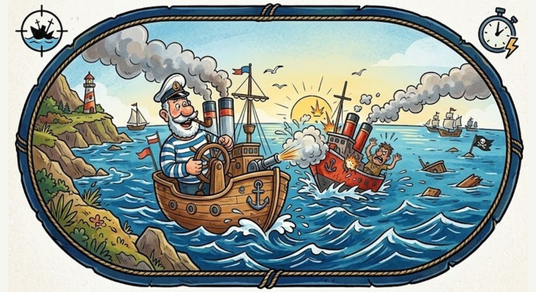 SeaBlitz — морской бой на поле 5×5