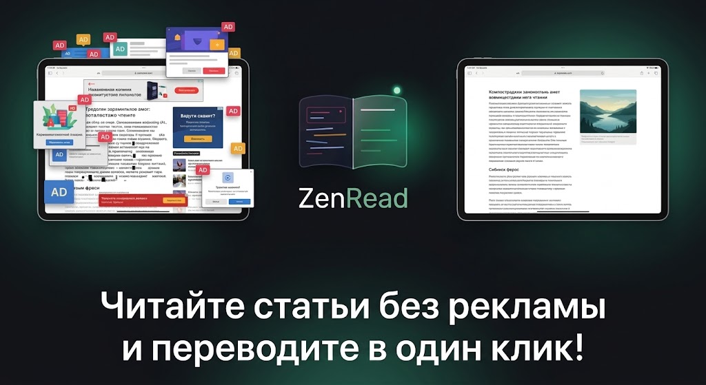 ZenRead — читалка, которая достаёт суть из цифрового шума